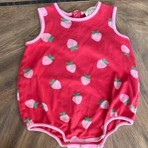 The Beaufort Bonnet Company Red and Pink Baby Outfit